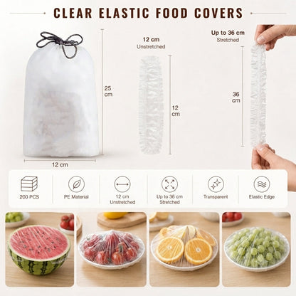 ⏳LAST DAY SALE!🔥Disposable Stretch Food Covers for Bowls & Plates