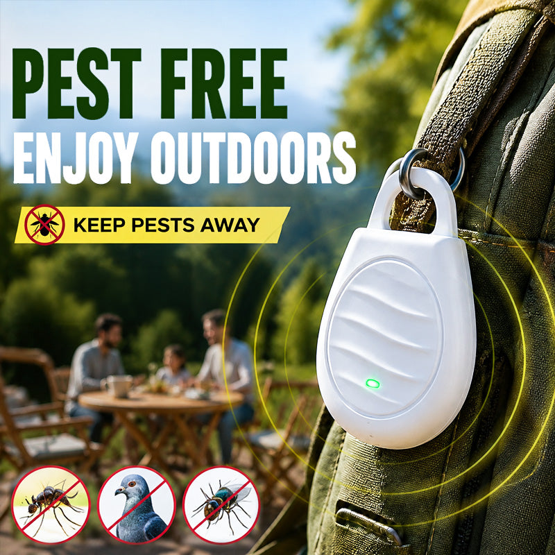 🔥Limited time offer Buy 3 get 1 free！🐦No more trouble from birds, beasts and locusts！Portable Ultrasonic Bird Repellent Keychain