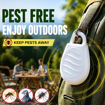 🔥Limited time offer Buy 3 get 1 free！🐦No more trouble from birds, beasts and locusts！Portable Ultrasonic Bird Repellent Keychain