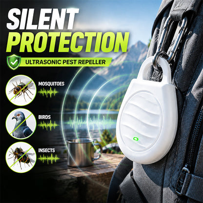 🔥Limited time offer Buy 3 get 1 free！🐦No more trouble from birds, beasts and locusts！Portable Ultrasonic Bird Repellent Keychain