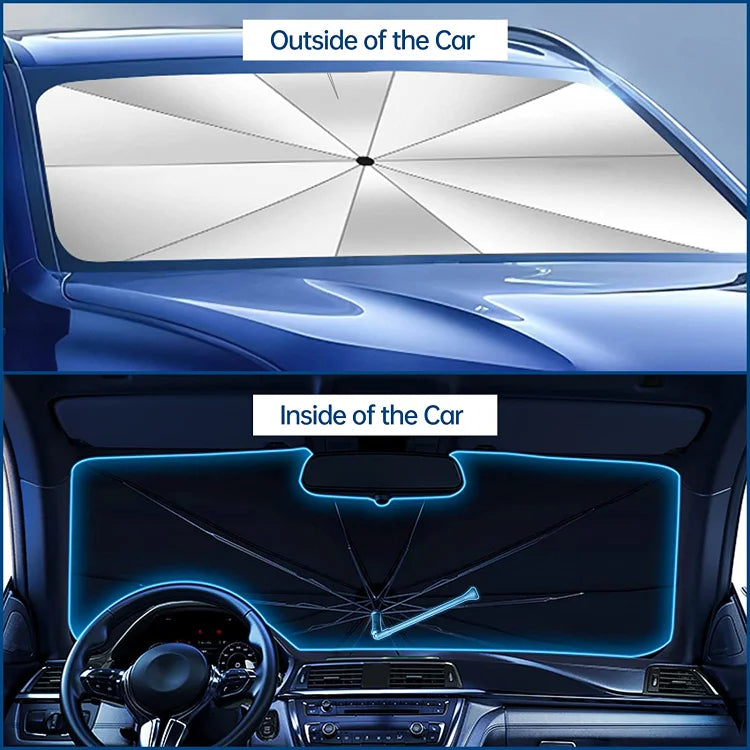 🔥🔥Last Day 50% OFF - 2026 Upgraded Car Windshield Sun Shade Umbrella