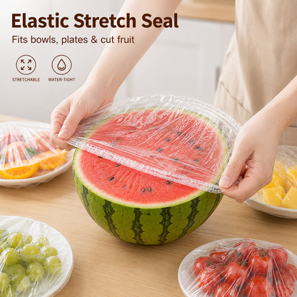 ⏳LAST DAY SALE!🔥Disposable Stretch Food Covers for Bowls & Plates