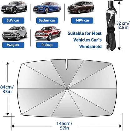 🔥🔥Last Day 50% OFF - 2026 Upgraded Car Windshield Sun Shade Umbrella
